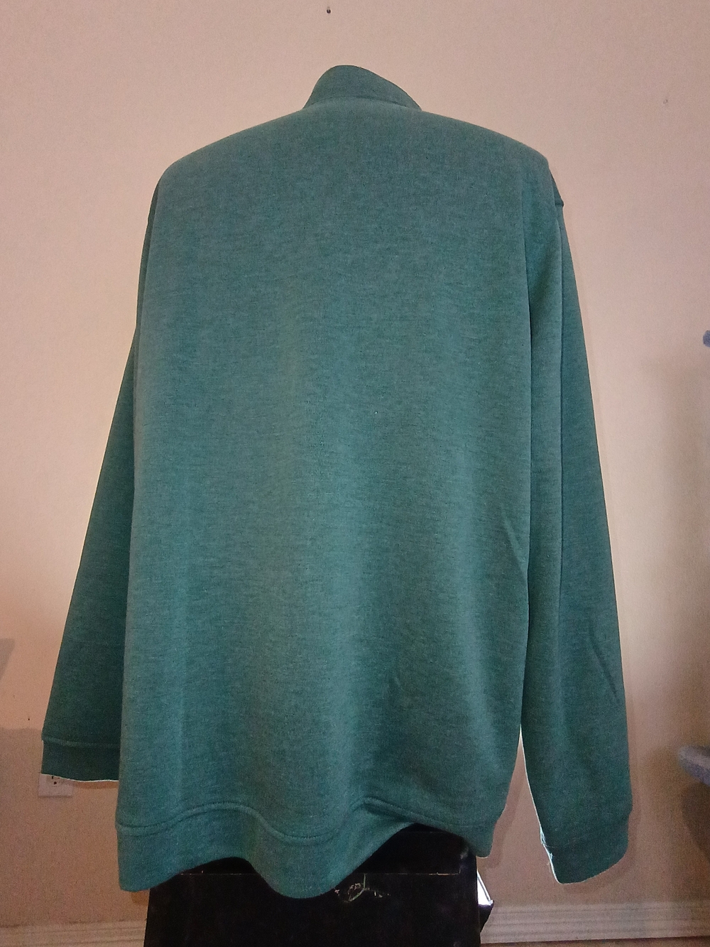 Adidas Green Quarter-Zip Pullover 2XL - Picture 3 of 4